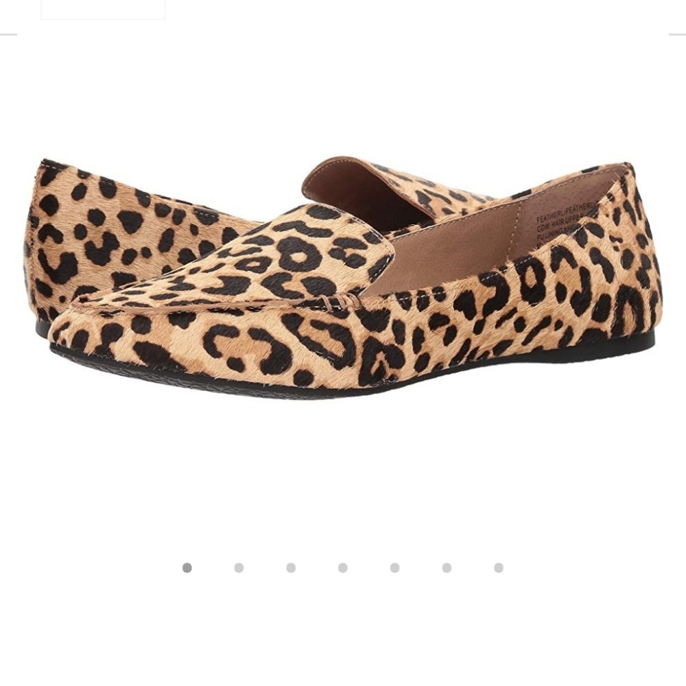 Steve Madden Featherl Calf Hair Leopard Flats